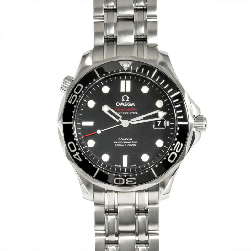 歐米茄 212.30.41.20.01.00?3 海馬系列潛水錶 300 公尺自動腕錶，黑色錶盤，男款-0