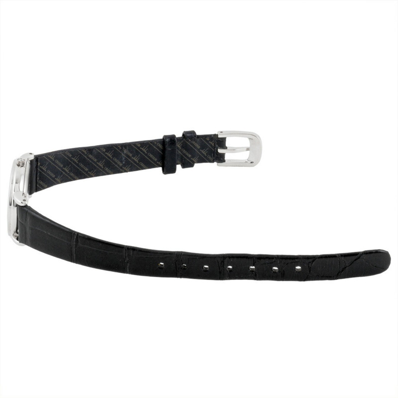 精工 4N70-0150 Credor 石英腕錶，銀色錶盤，Pt900 鑽石，純鉑金錶殼，女士款-5