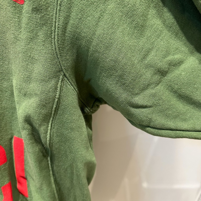 【美收精品】GUCCI 綠色紅圖帽T 4-590-5