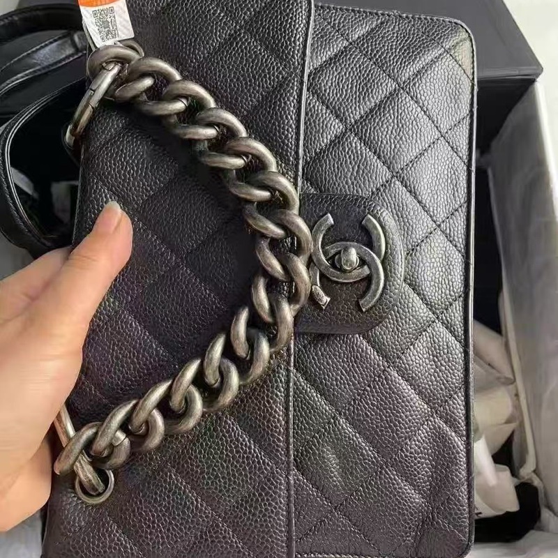 Chanel孟買包 24*28*8  99新配件齊全-6