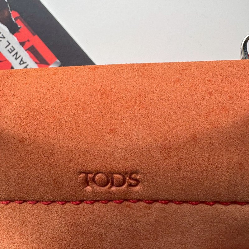 TODS 夕陽橘小WAVA 手提斜背包-8