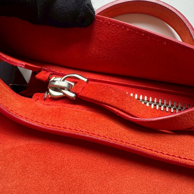 TODS 夕陽橘小WAVA 手提斜背包-13