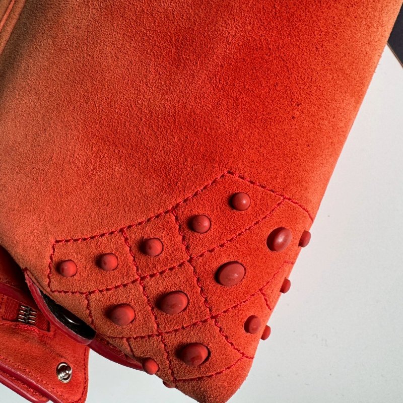 TODS 夕陽橘小WAVA 手提斜背包-19