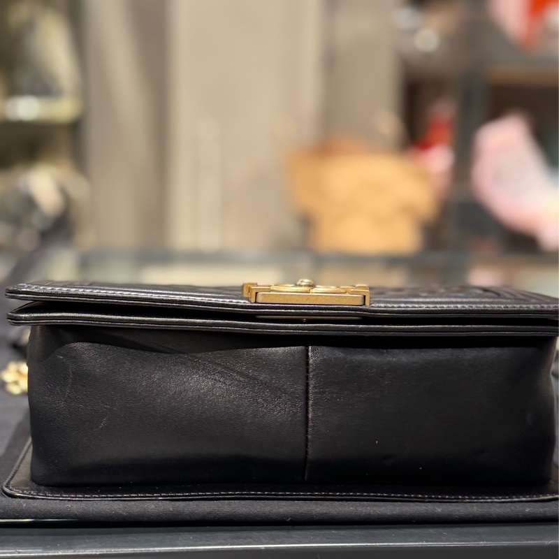 Chanel boy25小羊皮-1