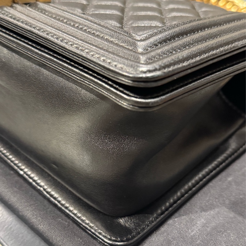 Chanel boy25小羊皮-3