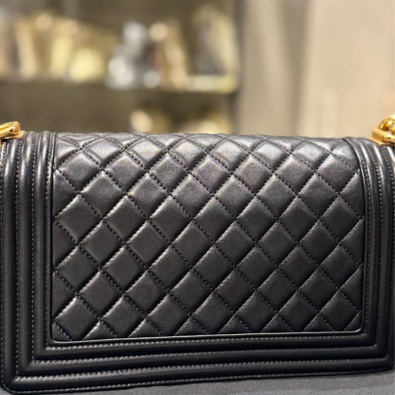 Chanel boy25小羊皮-4