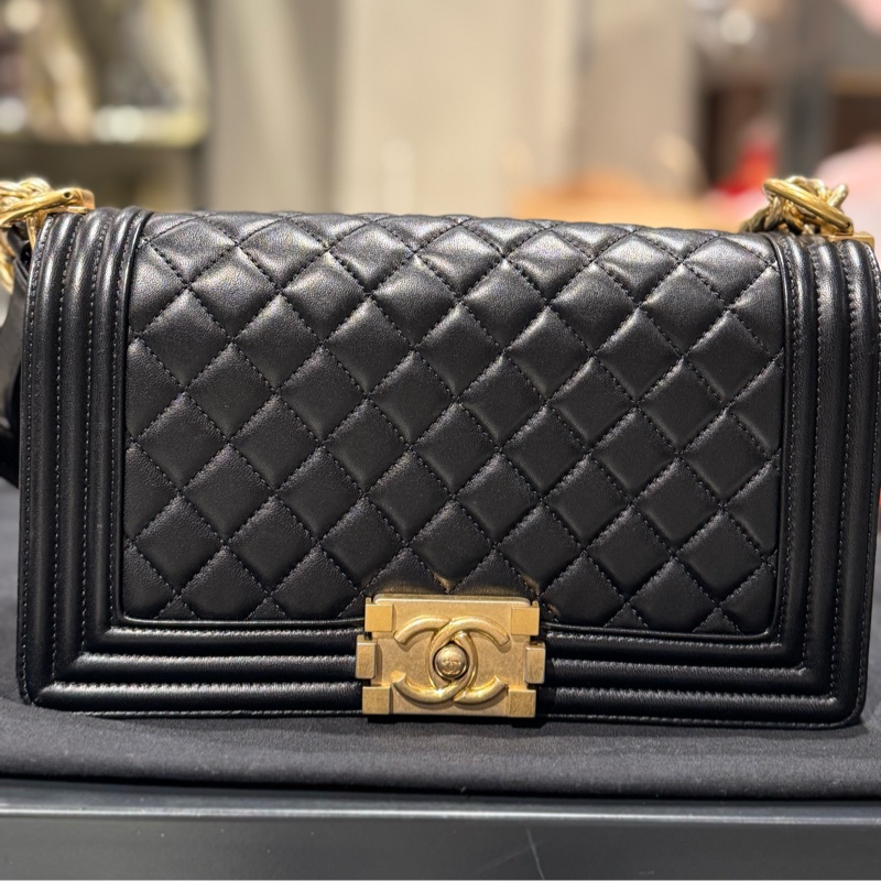 Chanel boy25小羊皮-6