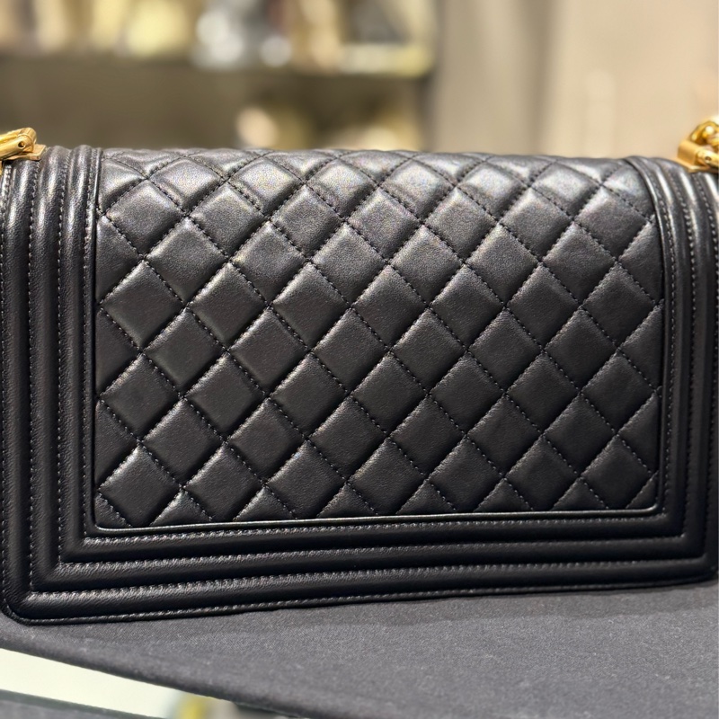 Chanel boy25小羊皮-7