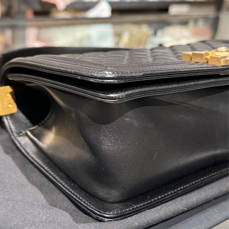 Chanel boy25小羊皮-9