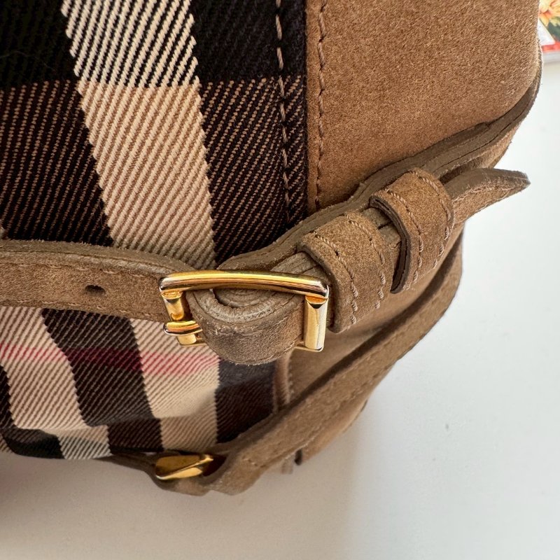 BURBERRY 經典格紋手提包-9