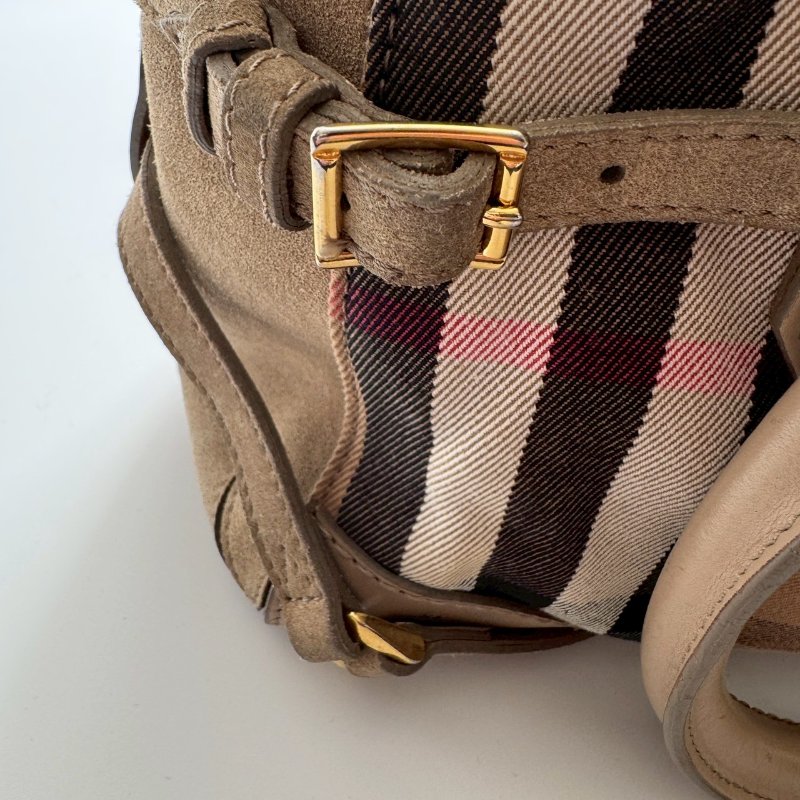 BURBERRY 經典格紋手提包-11