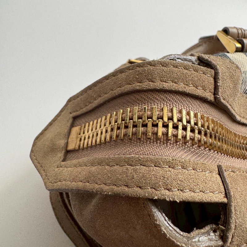 BURBERRY 經典格紋手提包-16