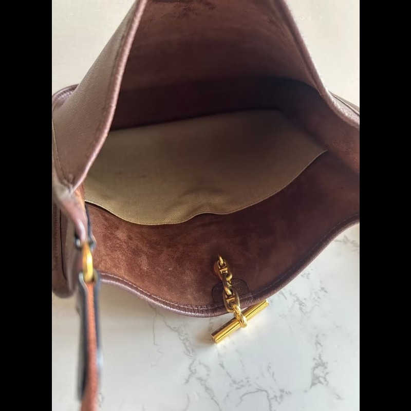 【LA LUNE】絕版中古包 Hermes Vespa PM皮革包 側背包 單肩包 二手包 斜背包-6