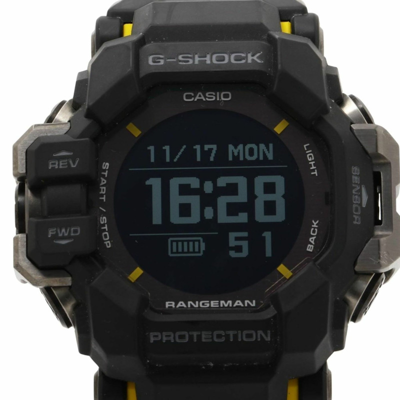 卡西歐 G-SHOCK Master of G Land Rangeman GPRH10001JR 黑色樹脂男士數位手錶-0