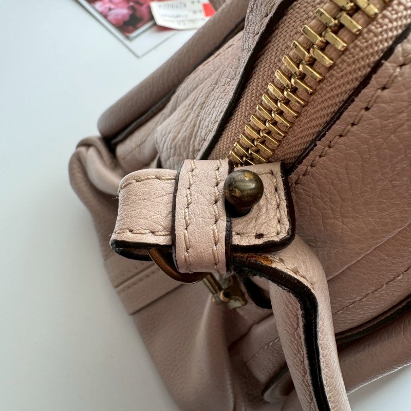 CHLOE 淺膚色PARTY真皮手提肩背包-10