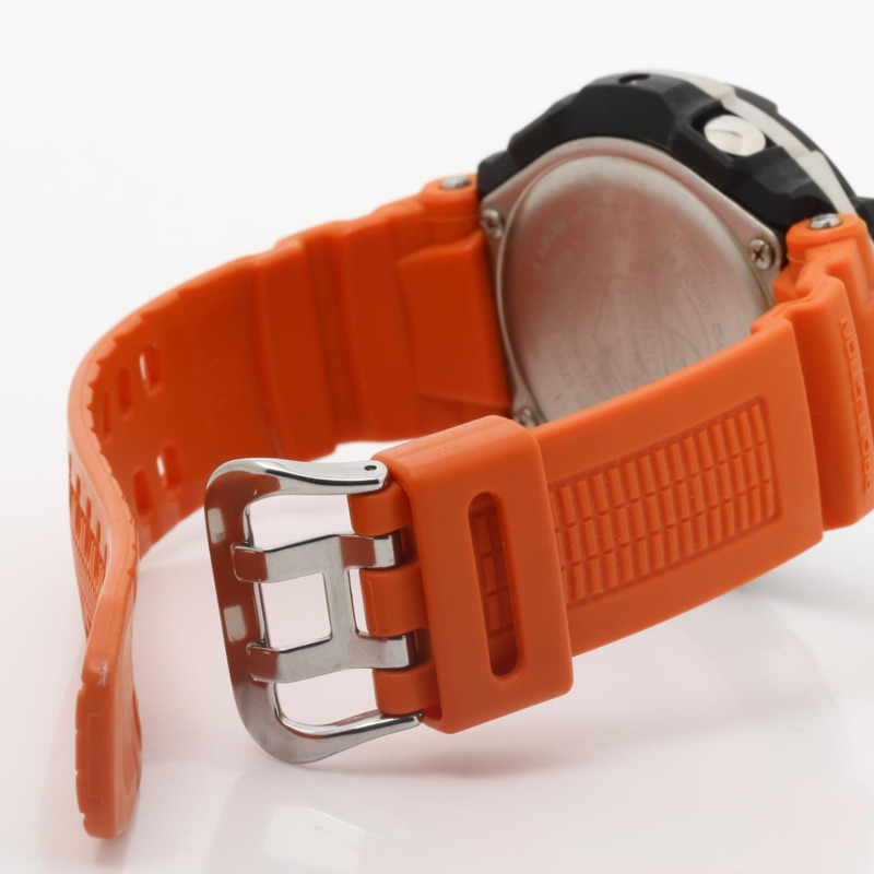 卡西歐 G-SHOCK 天空駕駛艙 GW3000M4AER 男士模擬腕錶，黑色和橙色樹脂不銹鋼錶殼-4