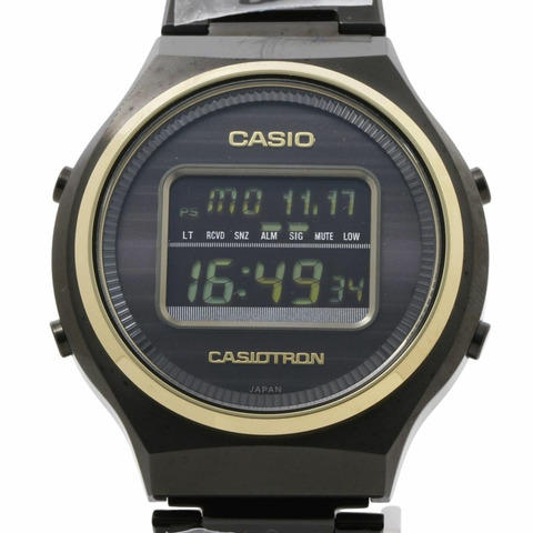 卡西歐 (CASIO) TRN50ZE1AJR 男士電子錶，黑色不鏽鋼錶殼，50週年紀念款，CASIOTRON