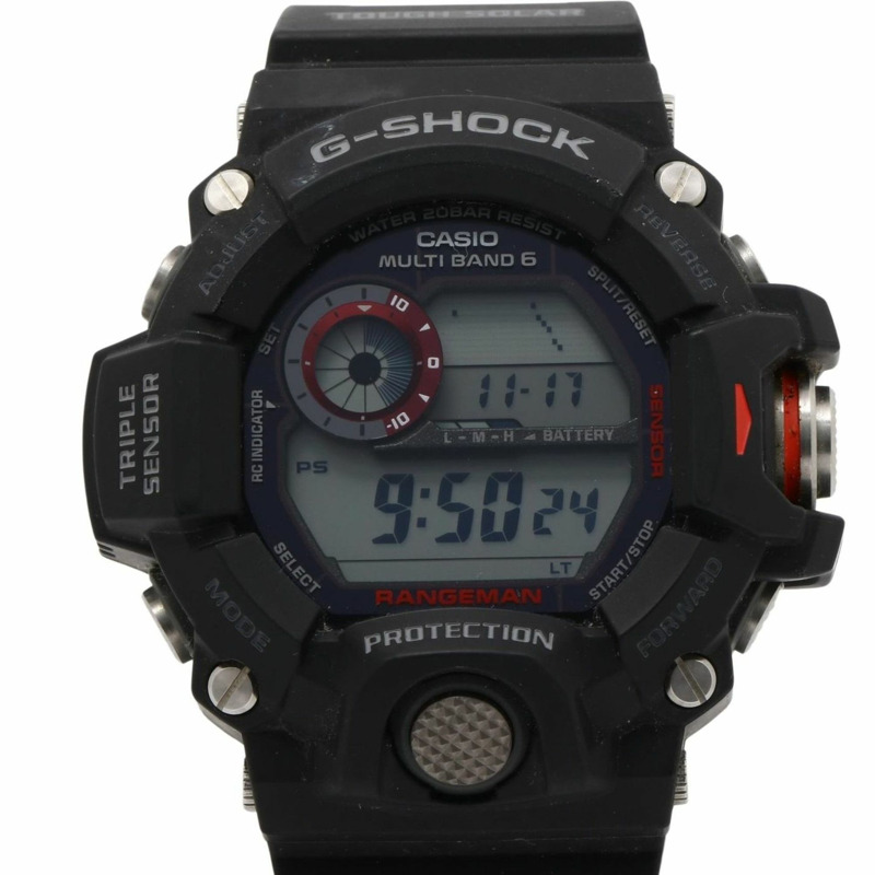 卡西歐 G-SHOCK Master of G Land Rangeman GW9400J1JF 黑色樹脂男士數位手錶-0