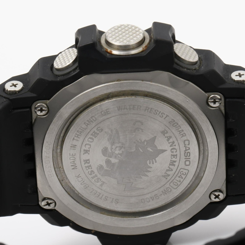 卡西歐 G-SHOCK Master of G Land Rangeman GW9400J1JF 黑色樹脂男士數位手錶-3