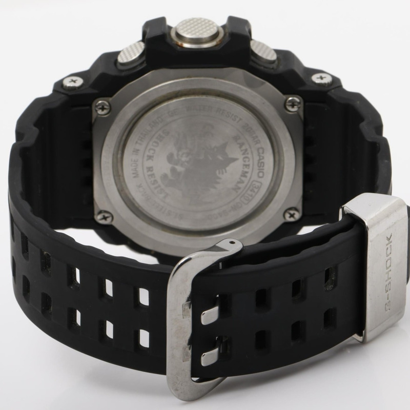 卡西歐 G-SHOCK Master of G Land Rangeman GW9400J1JF 黑色樹脂男士數位手錶-4