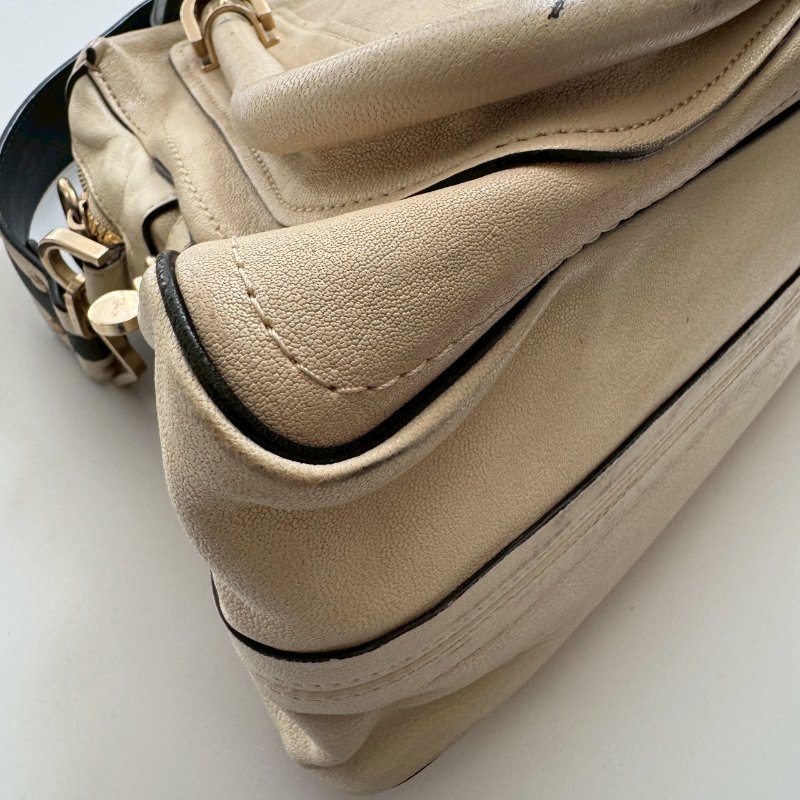 CHLOE 米白色PARTY 手提兩用包-3