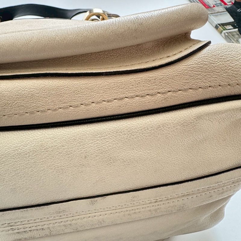 CHLOE 米白色PARTY 手提兩用包-9