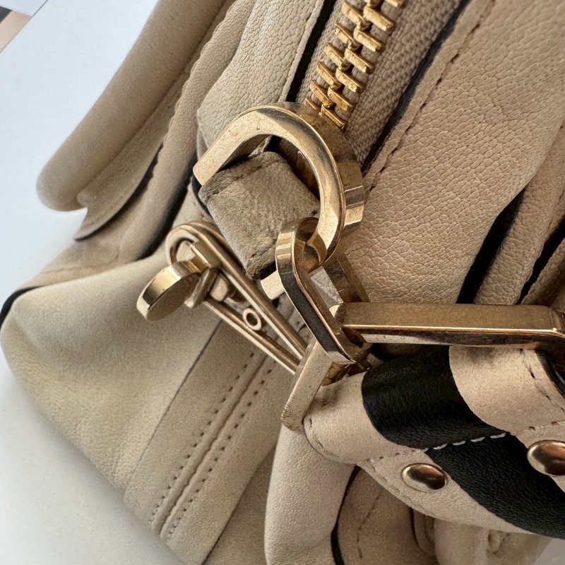 CHLOE 米白色PARTY 手提兩用包-14