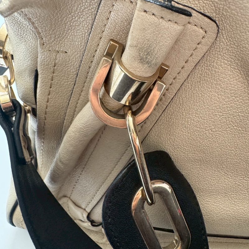 CHLOE 米白色PARTY 手提兩用包-16