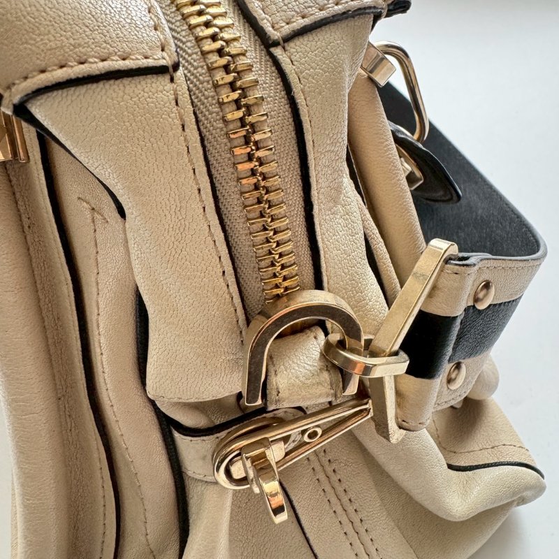 CHLOE 米白色PARTY 手提兩用包-17