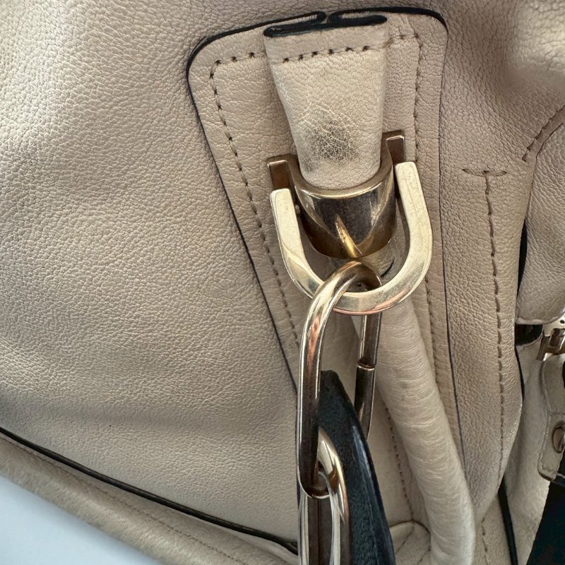 CHLOE 米白色PARTY 手提兩用包-19