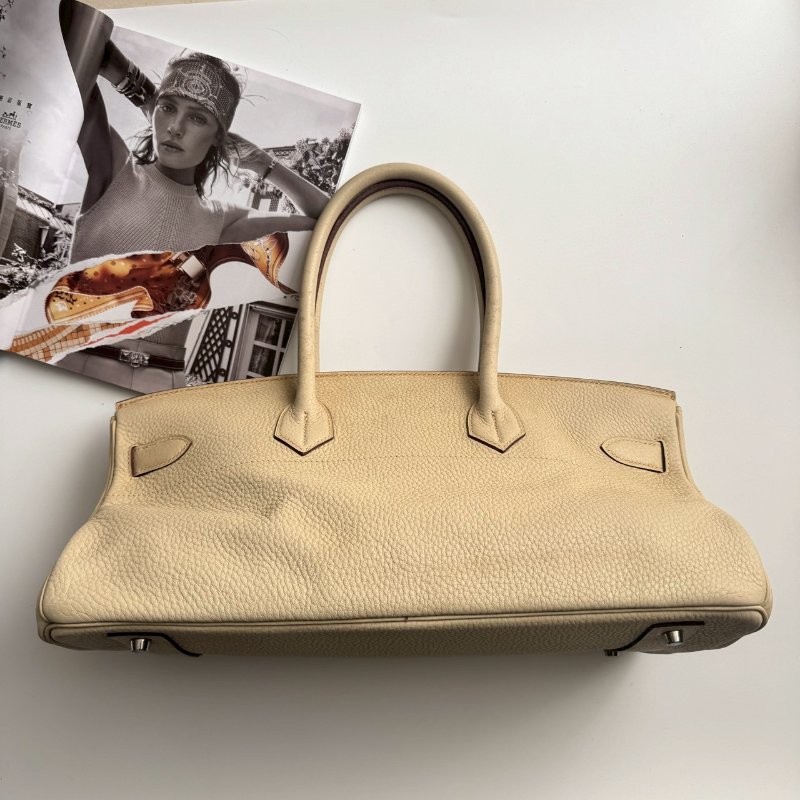 HERMES 米白色 41 birkin shoulder方塊L刻-1