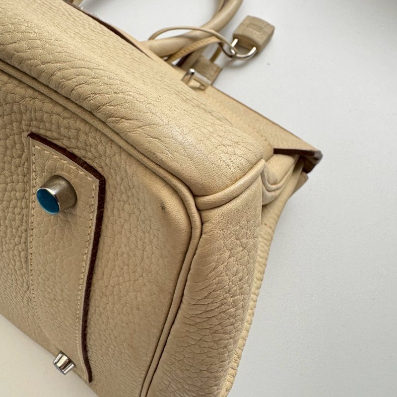 HERMES 米白色 41 birkin shoulder方塊L刻-6