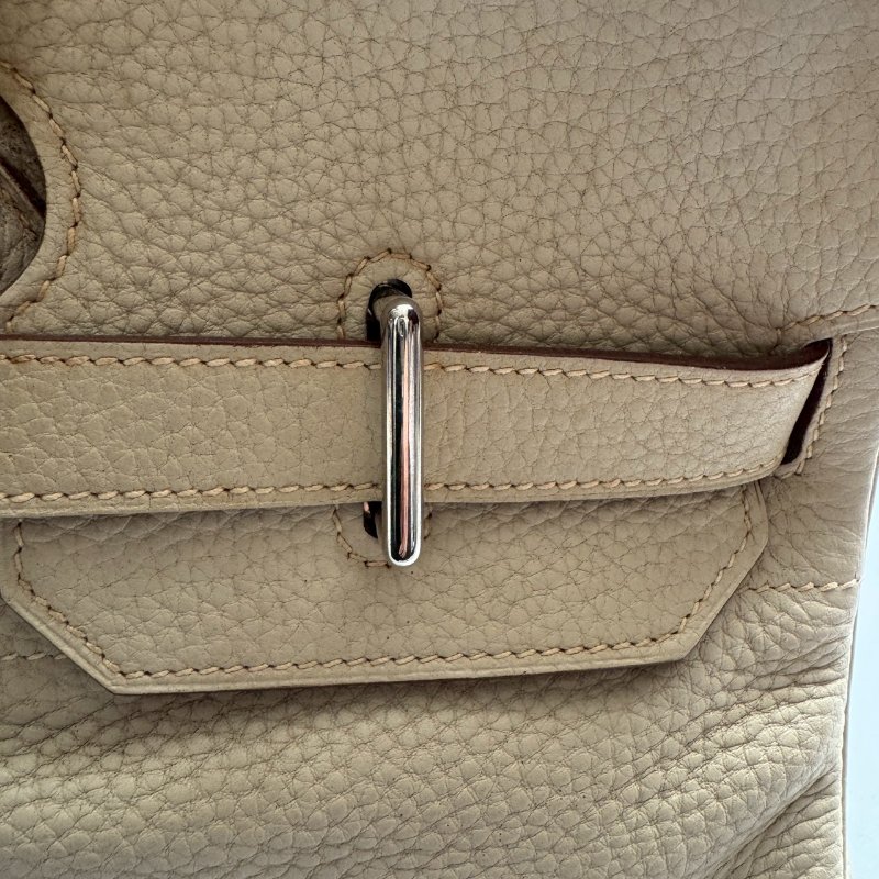HERMES 米白色 41 birkin shoulder方塊L刻-9
