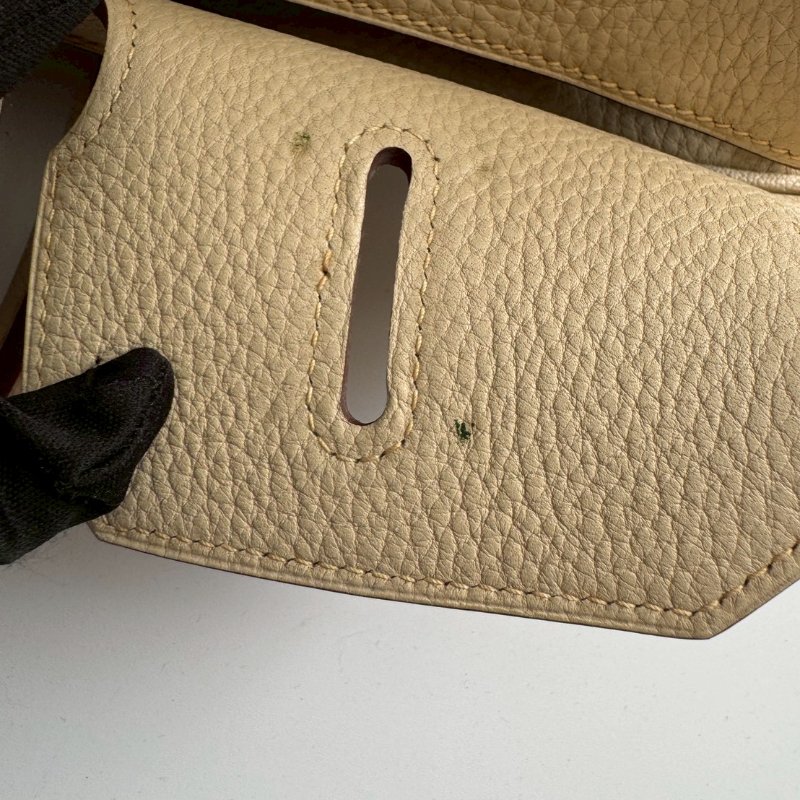 HERMES 米白色 41 birkin shoulder方塊L刻-10
