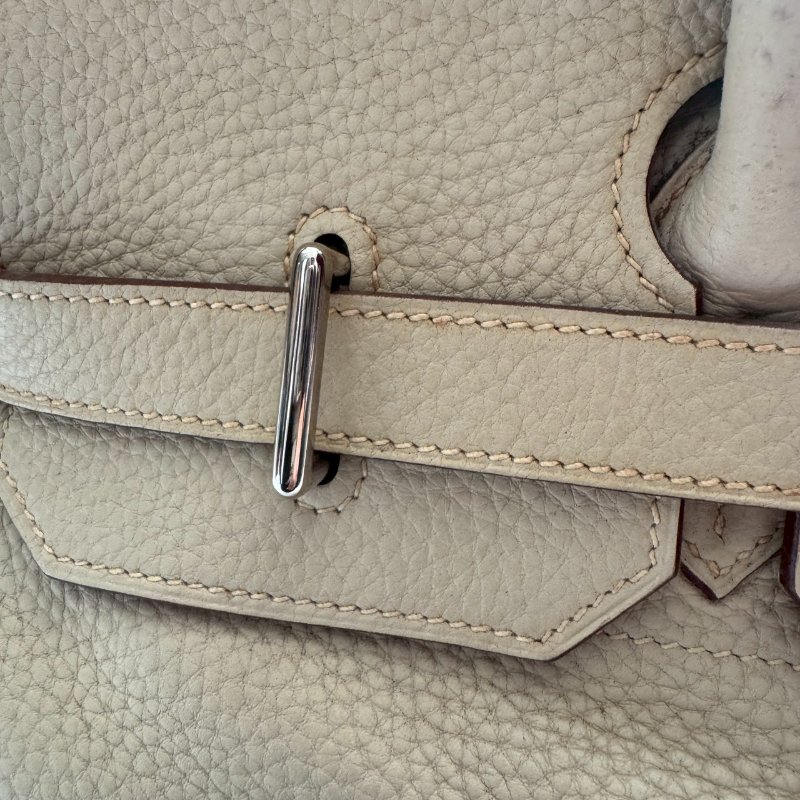 HERMES 米白色 41 birkin shoulder方塊L刻-26