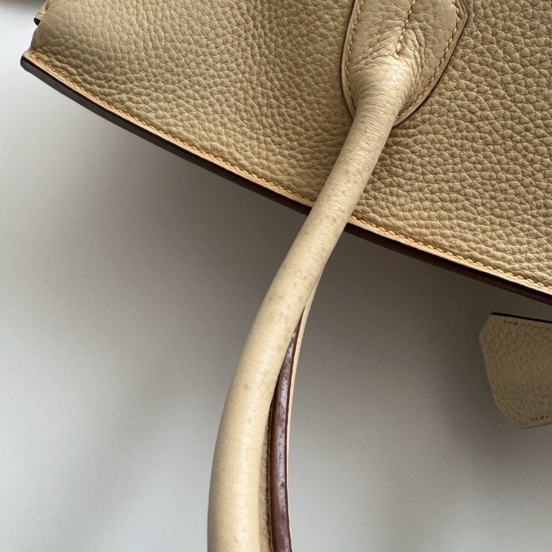 HERMES 米白色 41 birkin shoulder方塊L刻-28