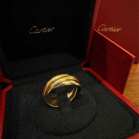 Cartier Trinity 三環戒指 55碼 （含證書、收據、盒子）