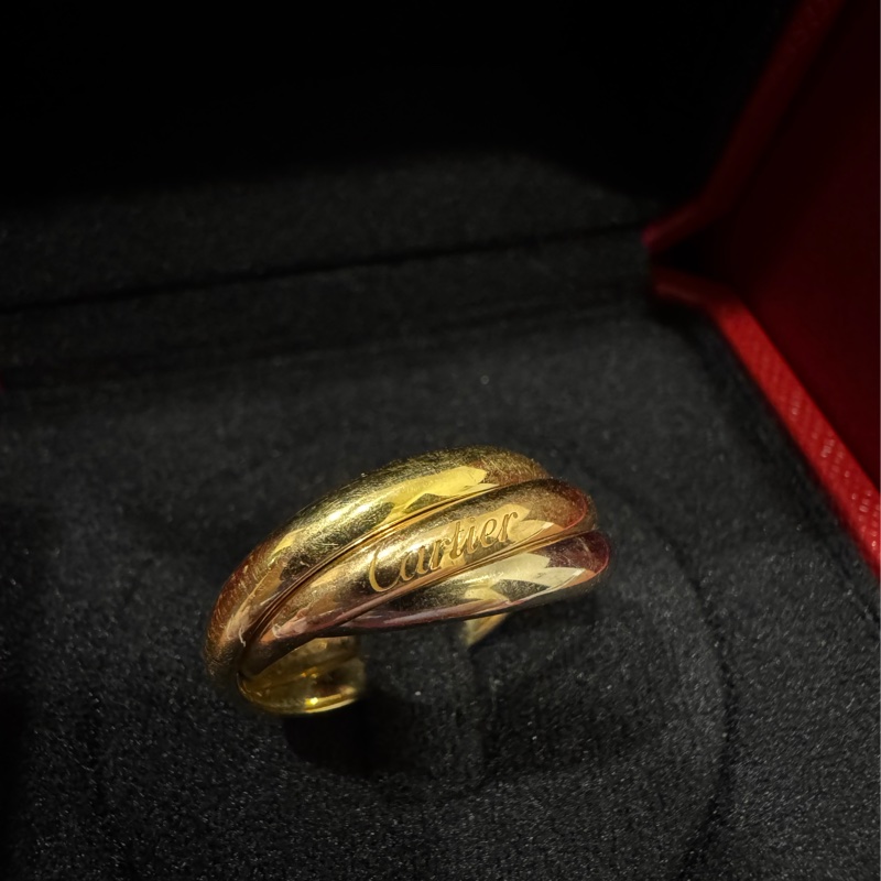 Cartier Trinity 三環戒指 55碼 （含證書、收據、盒子）-1