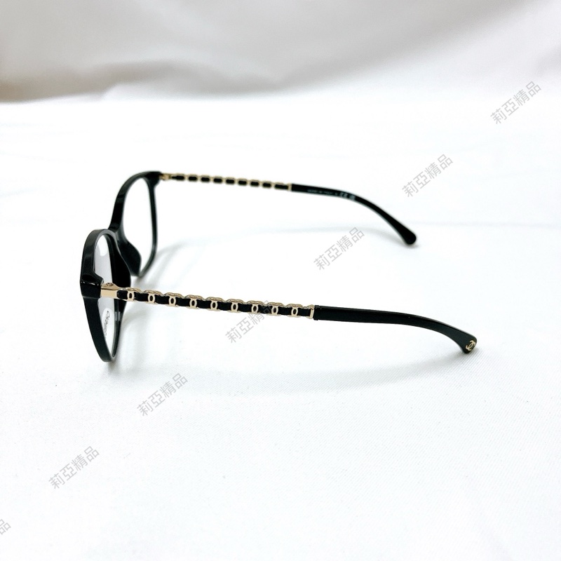 莉亞精品♡ Chanel 3408 平光眼鏡 二手美品-4