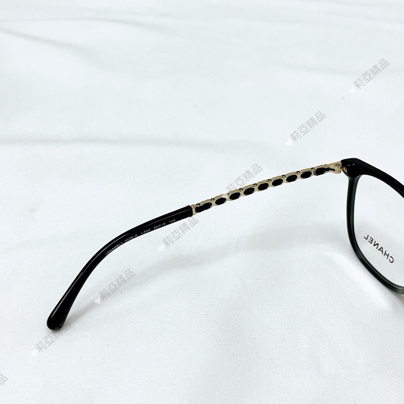 莉亞精品♡ Chanel 3408 平光眼鏡 二手美品-7