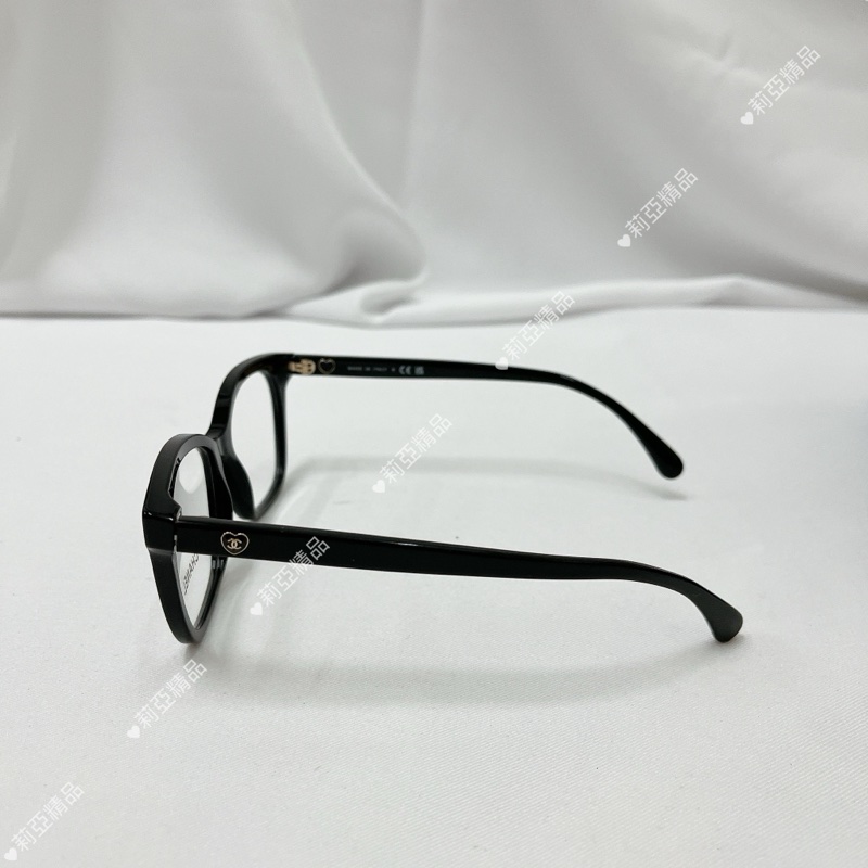莉亞精品♡ Chanel 3463 愛心平光眼鏡 9新美品-6