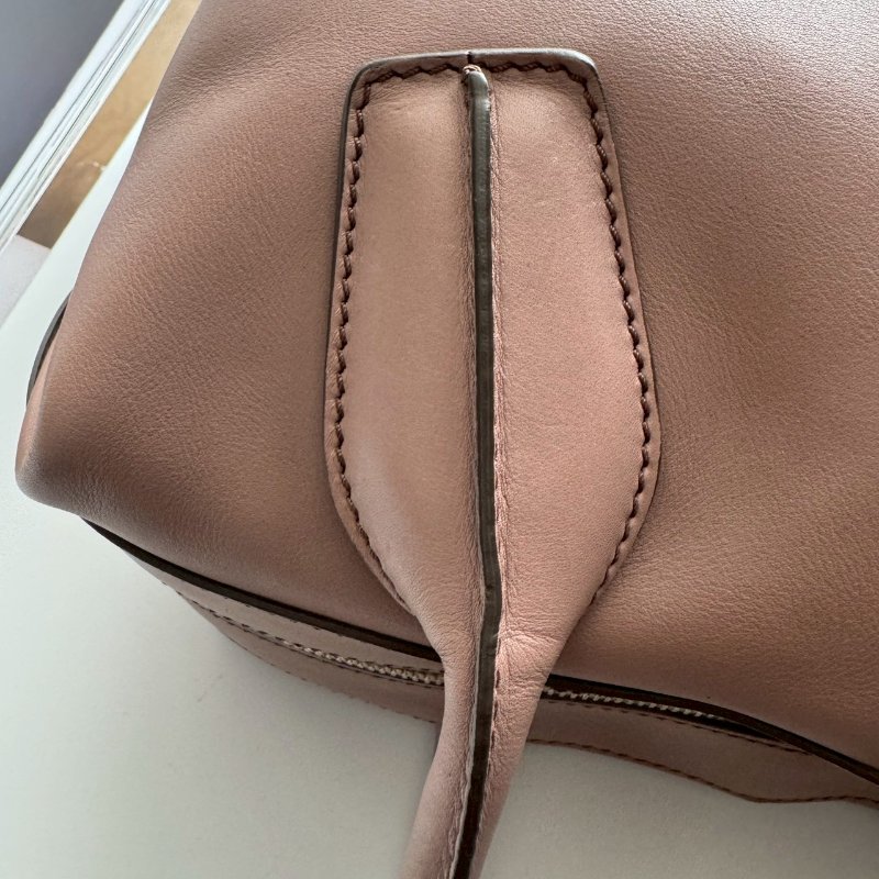 TODS 溫柔藕粉色手提兩用包-12