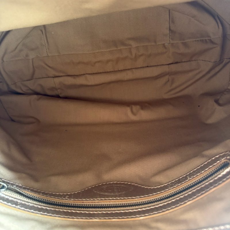 TODS 香檳金大圓環單肩包-2