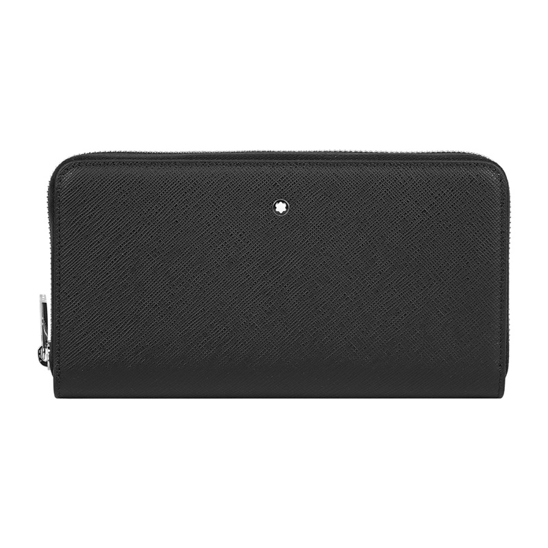 Sartorial 匠心系列ㄇ形拉鍊12卡長夾(黑色)-0