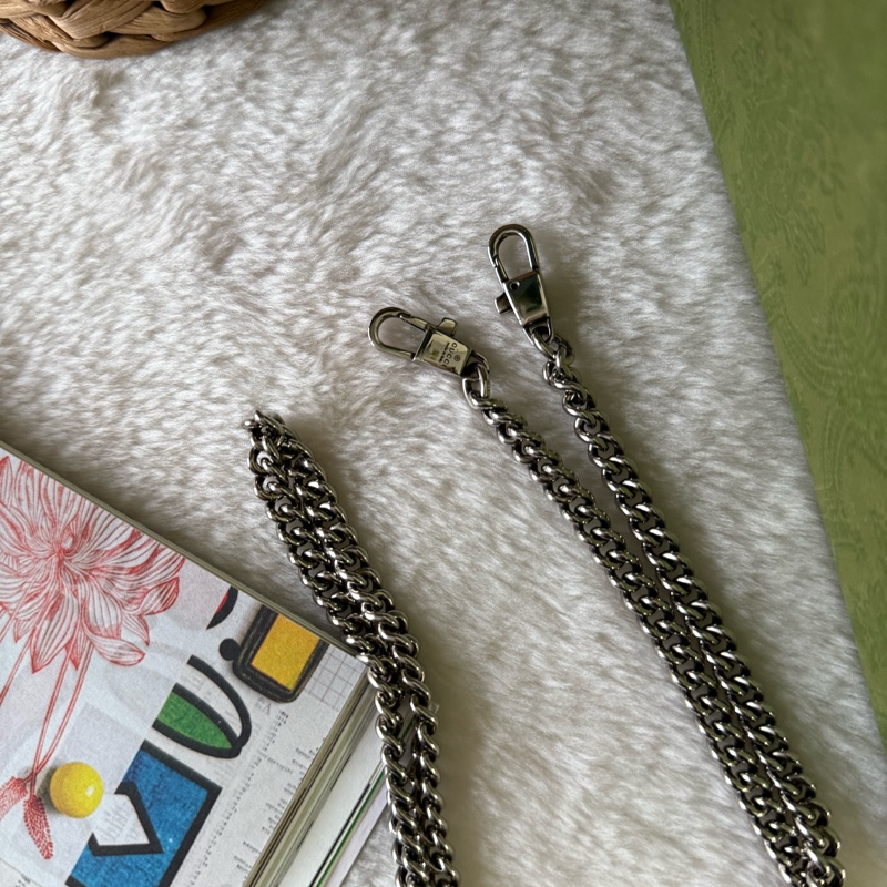 Blondie 縫線皮革束口迷你水桶包(黑色)-7