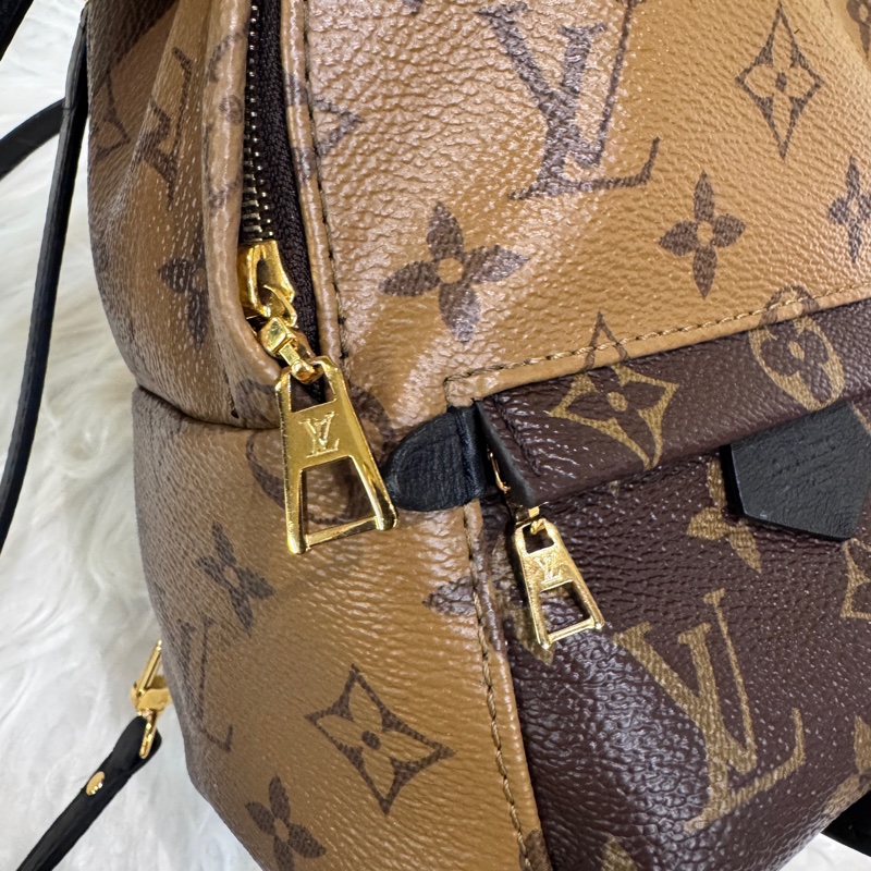 LV Palm Springs Mini 雙色原花小書包-14