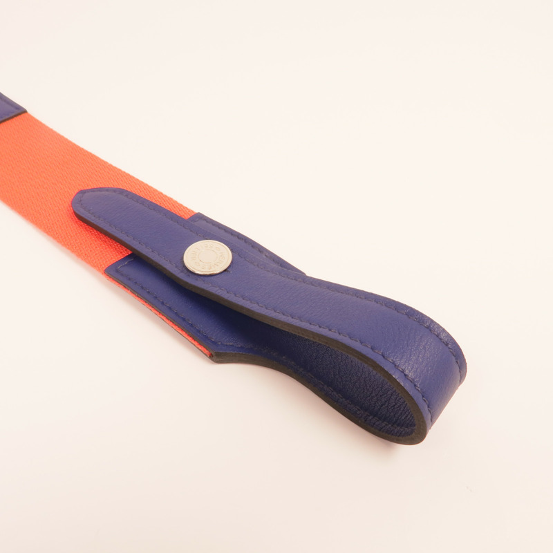 HERMES 皮革Luggage Tag銀扣行李標籤-5