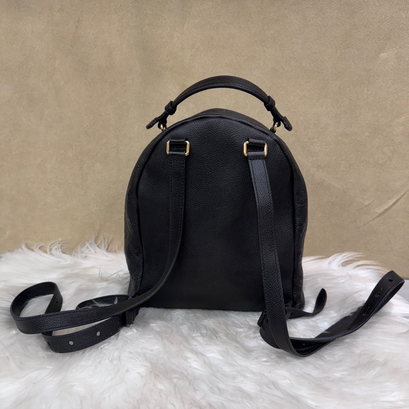 LV Sorbonne 黑壓紋牛皮後背包-1