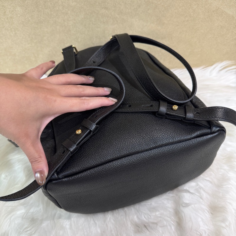 LV Sorbonne 黑壓紋牛皮後背包-12