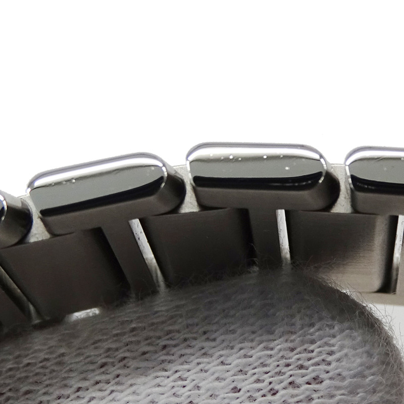 卡地亞 Tank Française 女士腕錶，小型石英錶，不鏽鋼錶殼，型號 W51008Q3，銀色/象牙色，拋光處理-10